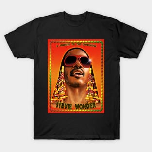 Stevie Wonder Soulful Stanzas T-Shirt